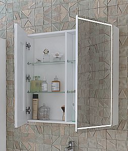 Зеркальный шкаф VIGO Geometry zsh.GEO.80.El купить в интернет-магазине сантехники Sanbest