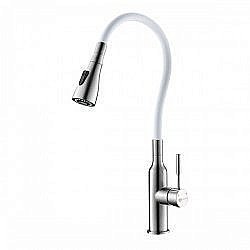 Смеситель для кухни Lemark Expert LM5082S Белый купить в интернет-магазине сантехники Sanbest