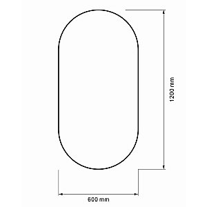 Зеркало Abber Immer Offen AG6401B 60 в ванную от интернет-магазине сантехники Sanbest