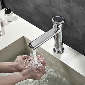 Смеситель для раковины Black&white Gravity GF-7107-С хром купить в интернет-магазине сантехники Sanbest