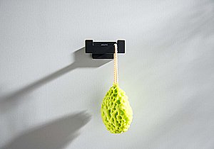 Крючок двойной Aquatek Либра AQ4302MB черный матовый купить в интернет-магазине сантехники Sanbest