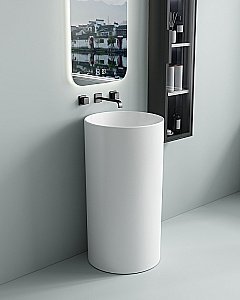 Раковина SantiLine 45 SL-4014MW белая матовая купить в интернет-магазине Sanbest