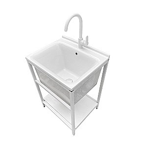 Раковина Kerasan Aquadom 60 029401*1 белая купить в интернет-магазине Sanbest