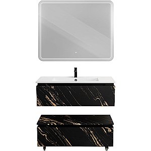 Нижняя тумба Cezares SLIDER-1000-1C-PI-NF-P черный фьюжн для ванной в интернет-магазине сантехники Sanbest