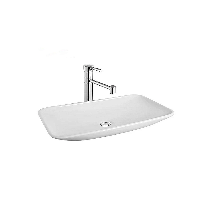 Раковина накладная Ceramalux N 70,5 9122 белая купить в интернет-магазине Sanbest