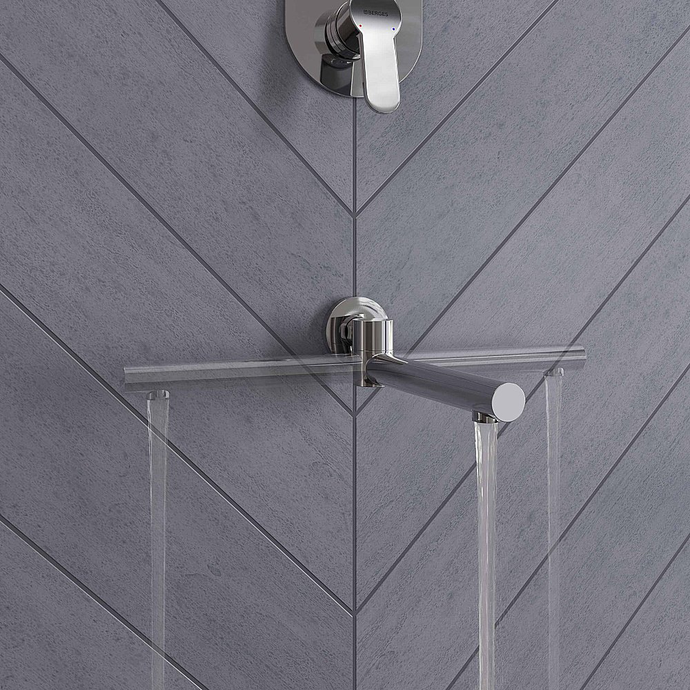Душевая система BERGES NARDIS 3R 071013 хром купить в интернет-магазине сантехники Sanbest