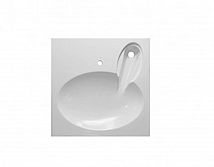 Раковина Эстет LEA silk 60 ФР-00014908 белая матовая купить в интернет-магазине Sanbest