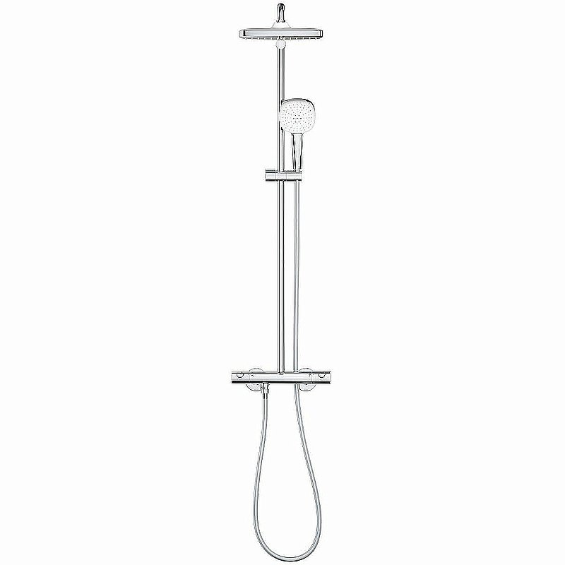 Душевая система Grohe Tempesta Cube 250 26689001 хром купить в интернет-магазине сантехники Sanbest