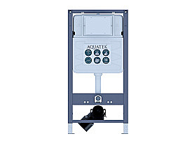 Инсталляция для унитаза Aquatek Pneumo S50 INSP-0000001 купить в интернет-магазине сантехники Sanbest
