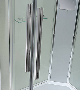 Душевая кабина AvaCan EM Серия EM3812 LEDT 120х80 с гидромассажем, с подсветкой, прозрачная купить в интернет-магазине Sanbest