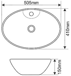 Раковина Melana 78197-805 белая купить в интернет-магазине Sanbest