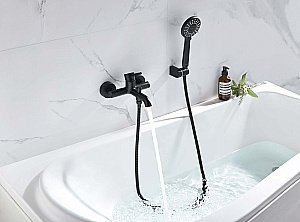 Смеситель для ванны Aquatek Европа AQ1349MB черный матовый купить в интернет-магазине сантехники Sanbest