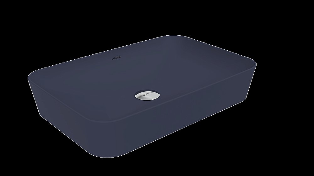 Раковина Creavit Ultra 60 UL060-00BM00E-0000 базальт матовая купить в интернет-магазине Sanbest