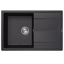 Кухонная мойка Abber Quarz 78х51 AQ2904B черная матовая купить в интернет-магазине сантехники Sanbest