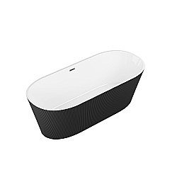 Ванна акриловая Grossman Forta GR-27021MB 170x75 черная матовая купить в интернет-магазине Sanbest