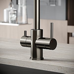 Смеситель для кухни Sancos Vela SC4013GG вороненая сталь купить в интернет-магазине сантехники Sanbest