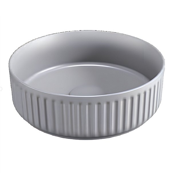 Раковина ISVEA Infinity Ion 36 10NF66036-2V серый бетон матовый купить в интернет-магазине Sanbest