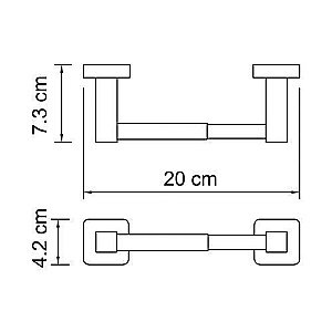 Держатель туалетной бумаги WasserKRAFT Lippe K-6522 купить в интернет-магазине сантехники Sanbest