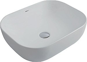 Раковина накладная Aquanet Lake-1 50 211286 белая купить в интернет-магазине Sanbest