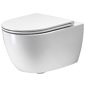 Унитаз подвесной Simas Trevi TRV18, безободковый, белый купить в интернет-магазине Sanbest