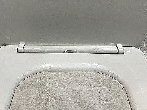 Унитаз напольный CeramaLux 1218A белый, безободковый, с бачком, с крышкой микролифт купить в интернет-магазине Sanbest