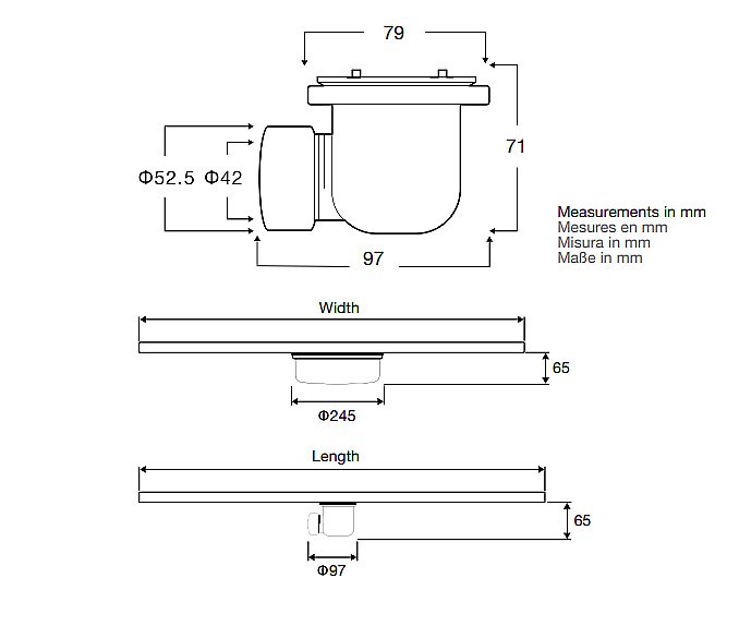 Сифон для поддона Vincea Vsph-D611 купить в интернет-магазине сантехники Sanbest