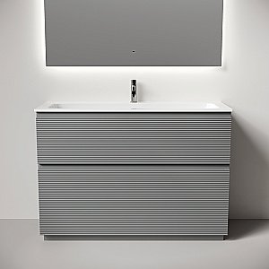 Тумба с раковиной Sancos FOLK Floor FL120FES/CN7017 120 Ergraut soft для ванной в интернет-магазине Sanbest