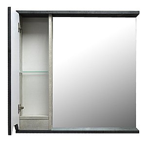 Зеркало со шкафом Loranto Florena 70 темный бетон купить в интернет-магазине сантехники Sanbest