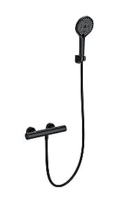 Смеситель для душа с термостатом WONZON & WOGHAND INN1 WW-B3013-A-MB черный матовый купить в интернет-магазине сантехники Sanbest