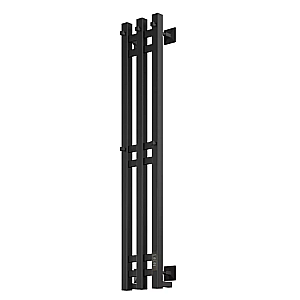 Полотенцесушитель электрический Veconi Еро-B 15/120 E12015B-B черный купить в интернет-магазине сантехники Sanbest