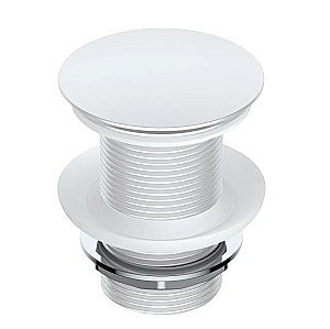 Донный клапан для раковины CeramaLux RD002MW белый матовый купить в интернет-магазине сантехники Sanbest