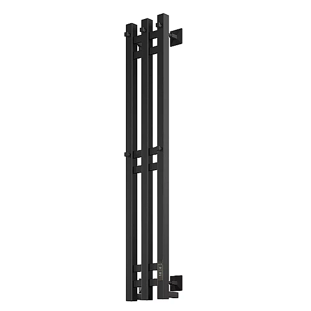 Полотенцесушитель электрический Veconi Еро-B 15/120 E12015B-B черный купить в интернет-магазине сантехники Sanbest