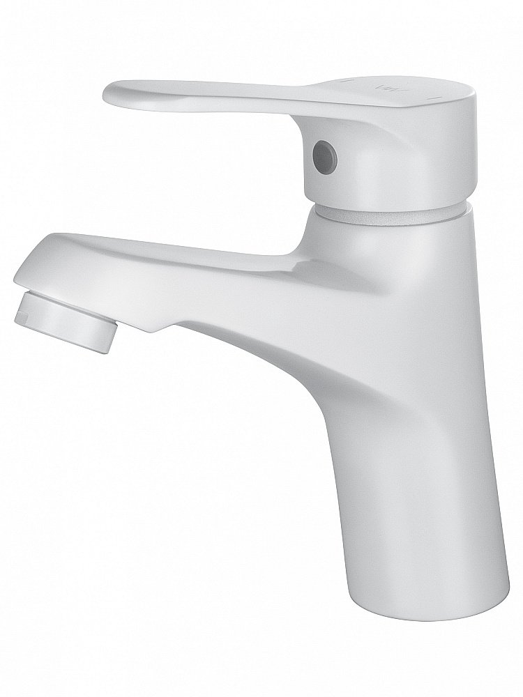Смеситель для раковины WONZON & WOGHAND WW-A40212-MW белый матовый купить в интернет-магазине сантехники Sanbest