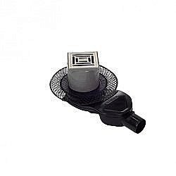 Душевой трап боковой Berges Platz Uno 15х15 090170 матовый хром купить в интернет-магазине Sanbest