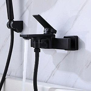 Смеситель для ванны Comforty 00-00012625 черный матовый купить в интернет-магазине сантехники Sanbest