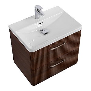 Тумба с раковиной BelBagno DUE-600-2C-SO-NOCE-P Noce для ванной в интернет-магазине Sanbest
