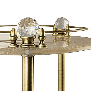 Столик Migliore Cristalia ML.CRS-60.249.BR бронза/Swarovski купить в интернет-магазине сантехники Sanbest