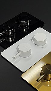Смеситель для душа Boheme Cell 134-3-MW белый матовый купить в интернет-магазине сантехники Sanbest