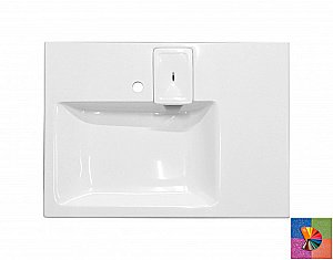 Раковина Эстет Рига 80 цвет по RAL с блестками купить в интернет-магазине Sanbest