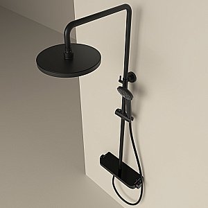Душевая система Sancos Teo SC11002MB черный матовый купить в интернет-магазине сантехники Sanbest