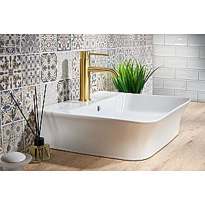 Смеситель для раковины Milacio Ultra MCU.550.GD золото купить в интернет-магазине сантехники Sanbest