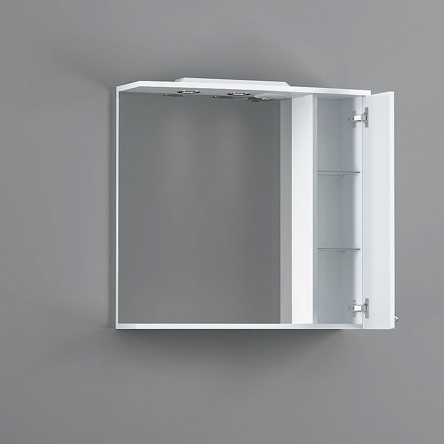 Зеркало со шкафом RedBlu by Damixa Palace One M41MPR0751WG в ванную от интернет-магазине сантехники Sanbest