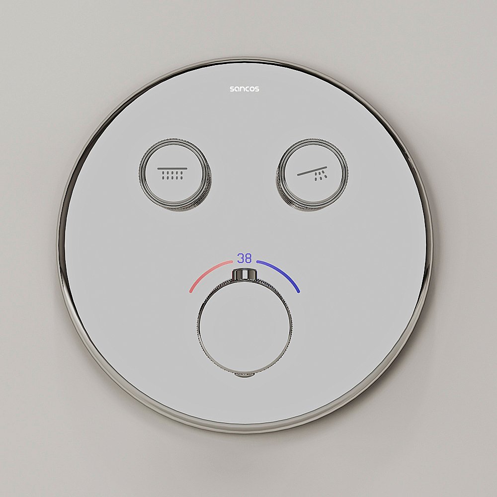 Душевая система Sancos Space SC3006CH хром купить в интернет-магазине сантехники Sanbest