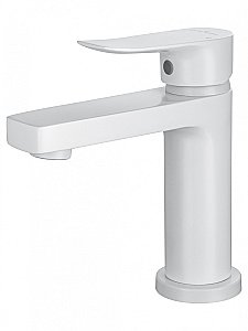 Смеситель для раковины WONZON & WOGHAND Blend, Белый матовый (WW-A40222-MW) купить в интернет-магазине сантехники Sanbest