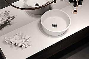 Раковина Holbi Almatea 42 Nano Concrete 2.02.002.44.4 бетон купить в интернет-магазине Sanbest