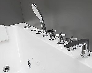 Ванна акриловая CeruttiSpa 9947 170x80 с гидромассажем белая купить в интернет-магазине Sanbest