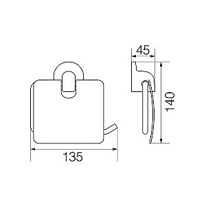 Держатель туалетной бумаги Veragio Oscar OSC-5281.BR купить в интернет-магазине сантехники Sanbest
