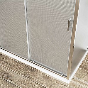 Душевой уголок Vincea City VSR-5CT9012MT 120x90 стекло текстурное/профиль хром купить в интернет-магазине Sanbest