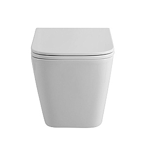 Унитаз подвесной BelBagno Ardente-Tor BB520CH-TOR/SC белый, безободковый, с крышкой микролифт, слив-торнадо купить в интернет-магазине Sanbest