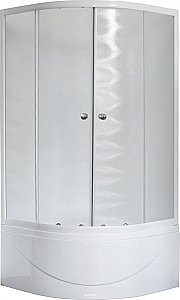 Душевой уголок Royal Bath RB100BK-C 100х100 матовый купить в интернет-магазине Sanbest